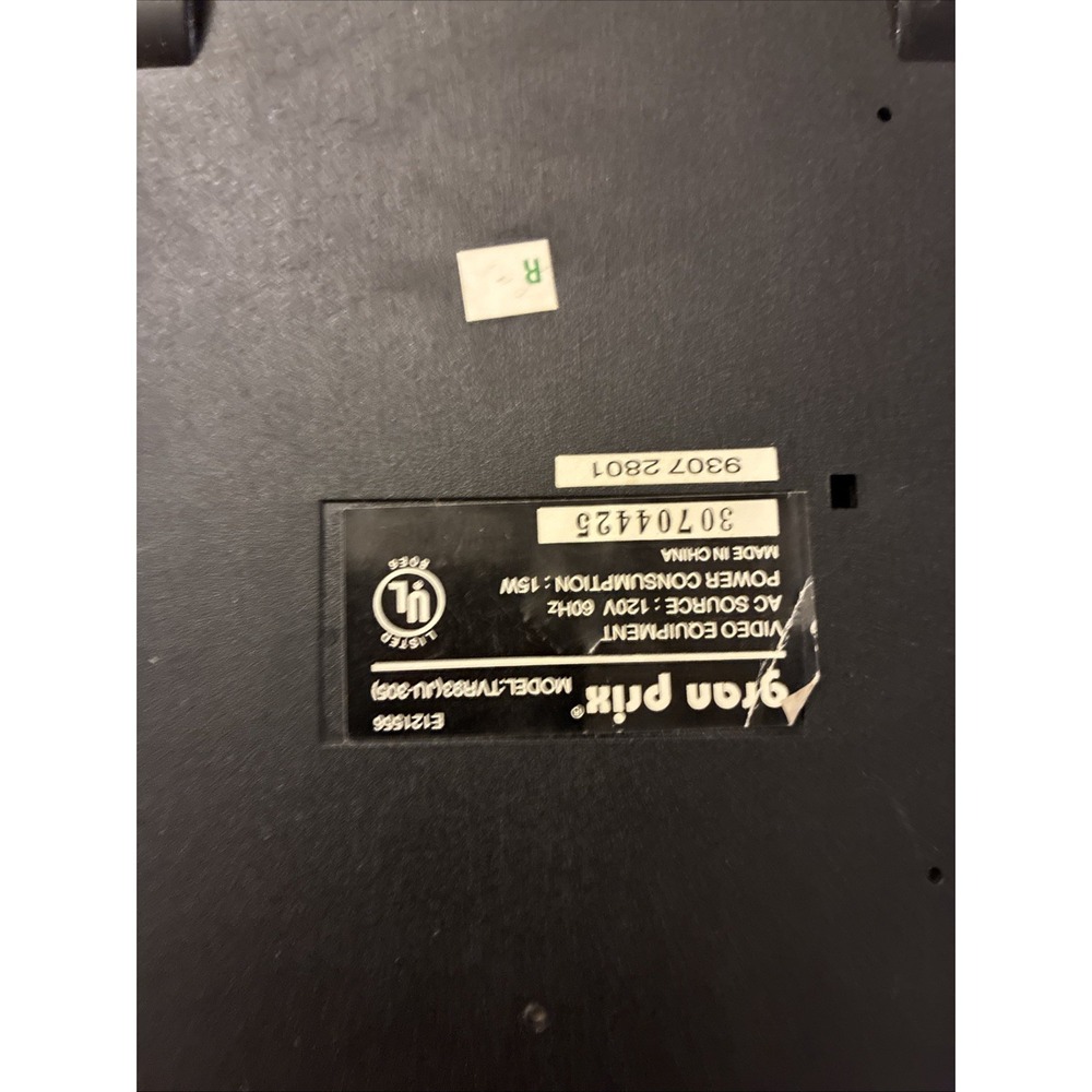 Vtg Gran Prix VHS Tape Reminder Model TVR93 Head Lights Light Up When Working - Picture 9 of 11